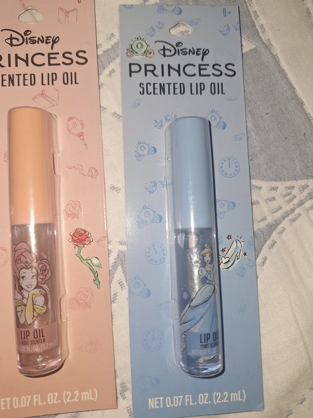 Disney Princess Scented Lip Oil Trio - Purple, Peach, Blue